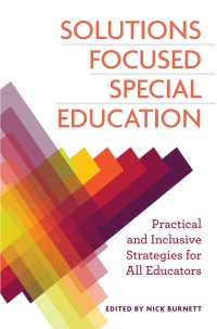 Cover image: Solutions Focused Special Education 9781785925276
