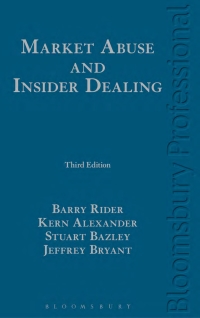 Cover image: Market Abuse and Insider Dealing 3rd edition 9781780434957