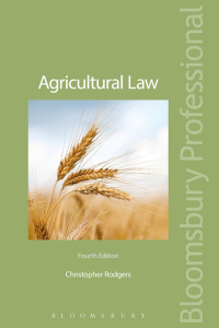 Immagine di copertina: Agricultural Law 4th edition 9781847669483