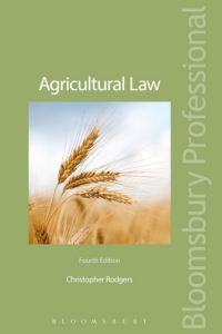Cover image: Agricultural Law 4th edition 9781847669483