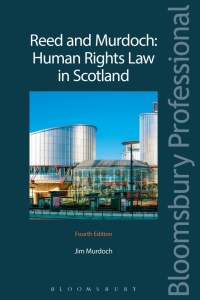 Cover image: Reed and Murdoch: Human Rights Law in Scotland 4th edition 9781780435732