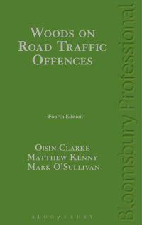 Cover image: Woods on Road Traffic Offences 4th edition