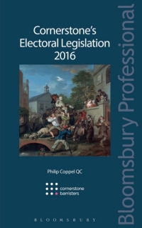 Cover image: Cornerstone’s Electoral Legislation 2016 1st edition 9781784512613