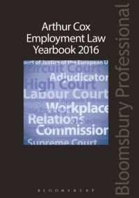 Imagen de portada: Arthur Cox Employment Law Yearbook 2016 1st edition