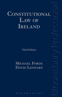 表紙画像: Constitutional Law of Ireland 1st edition