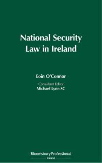 Omslagafbeelding: National Security Law in Ireland 1st edition