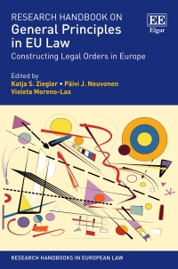 صورة الغلاف: Research Handbook on General Principles in EU Law 1st edition 9781784712372