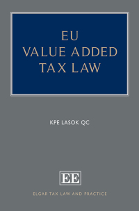 Cover image: EU Value Added Tax Law 1st edition 9781784718008