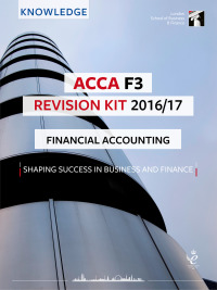 Cover image: ACCA F3 Revision Kit 2016/2017 8th edition 9781784801588