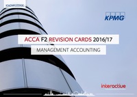 Cover image: ACCA F2 Revision Cards 2016/2017 9781784802530
