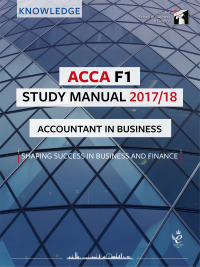Cover image: ACCA F1 Study Manual 2017/18 9781784803506