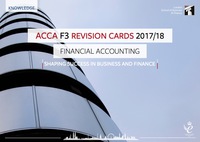 Cover image: ACCA F3 Revision Card 2017/18 9781784804480
