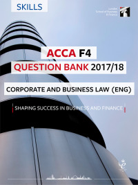 Cover image: ACCA F4 Question Bank 2017/18 9781784803858