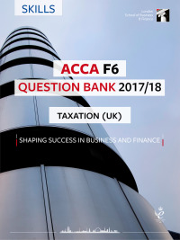 Cover image: ACCA F6 Question Bank 2017/18 9781784803872