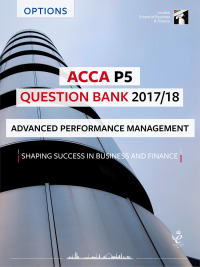 Cover image: ACCA P5 Question Bank 2017/18 9781784803940