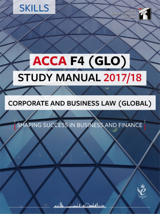 Cover image: ACCA F4 Study Manual 2017/18 9781784804800