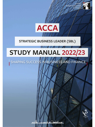 Cover image: ACCA SBL Study Manual 2022/23 5th edition 9781784809683