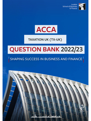 Cover image: ACCA TX Question Bank 2022/23 5th edition 9781784809805