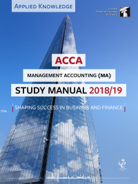 Cover image: ACCA MA Study Manual 2018/19 9781784805753