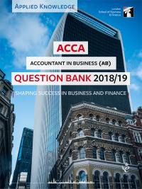Cover image: ACCA AB Question Bank 2018/19 1st edition 9781784806040
