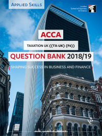 Cover image: ACCA TX Question Bank 2018/19 1st edition 9781784806408