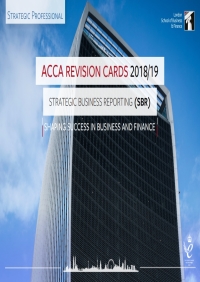 Cover image: ACCA SBR Revision Card 2018/19 1st edition 9781784806439