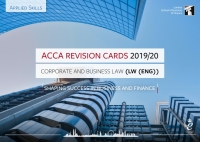 Cover image: ACCA LW (ENG) Revision Card 2019/20 2nd edition 9781784807054