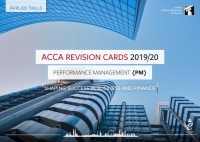 Cover image: ACCA PM Revision Card 2019/20 2nd edition 9781784807078