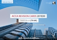 Cover image: ACCA TX Revision Card 2019/20 2nd edition 9781784807085