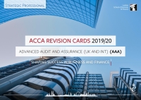 Cover image: ACCA AAA Revision Card 2019/20 2nd edition 9781784807177