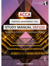 Cover image: ACCA FM Study Manual 2021/22 4th edition 9781784808785