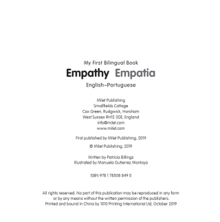 صورة الغلاف: My First Bilingual Book–Empathy (English–Portuguese) 9781785088490