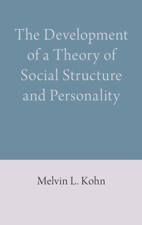 Cover image: The Development of a Theory of Social Structure and Personality 1st edition 9781785270666