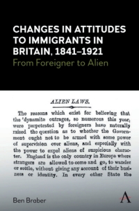 Titelbild: Changes in Attitudes to Immigrants in Britain, 1841-1921 1st edition 9781785276347