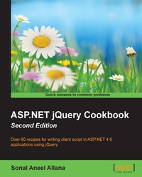 Imagen de portada: ASP.NET jQuery Cookbook - Second Edition 2nd edition 9781782173113