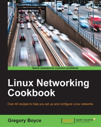 صورة الغلاف: Linux Networking Cookbook 1st edition 9781785287916