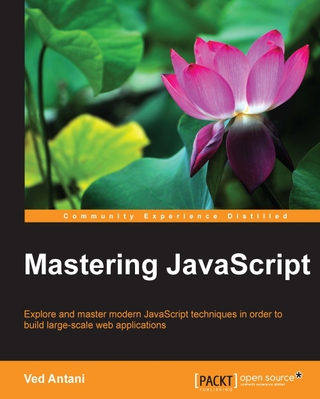Omslagafbeelding: Mastering JavaScript 1st edition 9781785281341