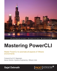 Imagen de portada: Mastering PowerCLI 1st edition 9781785286858