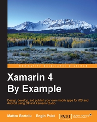 Imagen de portada: Xamarin 4 By Example 1st edition 9781785282904