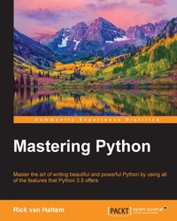 Cover image: Mastering Python 1st edition 9781785289729