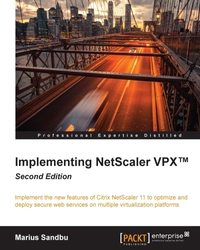 Imagen de portada: Implementing NetScaler VPX™ - Second Edition 2nd edition 9781785288982