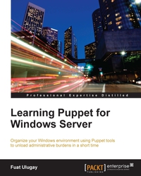 Omslagafbeelding: Learning Puppet for Windows Server 1st edition 9781785281877
