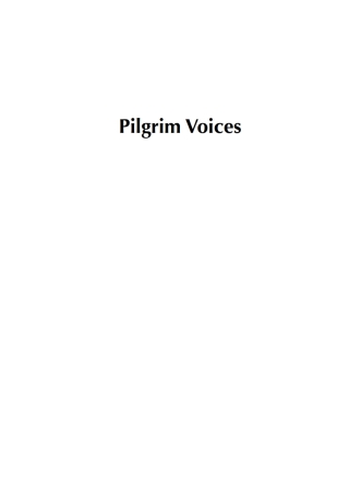 Cover image: Pilgrim Voices 1st edition 9781571816030