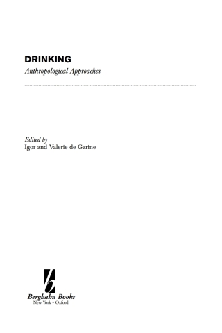 Imagen de portada: Drinking 1st edition 9781571818096