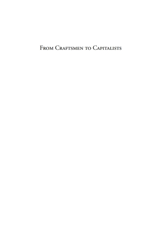 Cover image: From Craftsmen to Capitalists 1st edition 9781789205312