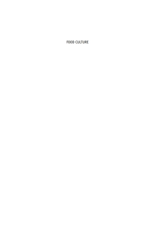 Cover image: Food Culture 1st edition 9781785332890