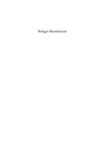 Cover image: Refugee Resettlement 1st edition 9781785339448