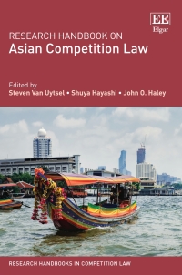 Cover image: Research Handbook on Asian Competition Law 1st edition 9781785361821