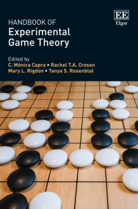 Titelbild: Handbook of Experimental Game Theory 1st edition 9781785363320