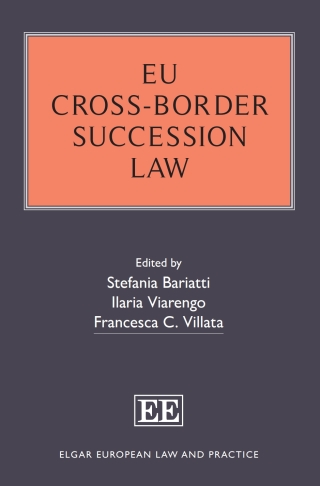 Imagen de portada: EU Cross-Border Succession Law 1st edition 9781785365294